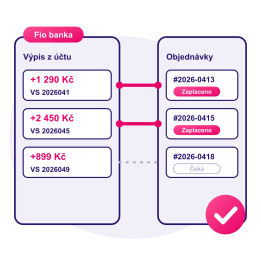 Fio banka – automatické párování plateb