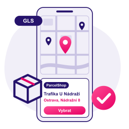 GLS – výdejní místa a boxy v pokladně