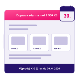 Informační lišta s oznámeními