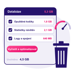 Čištění a zrychlení databáze