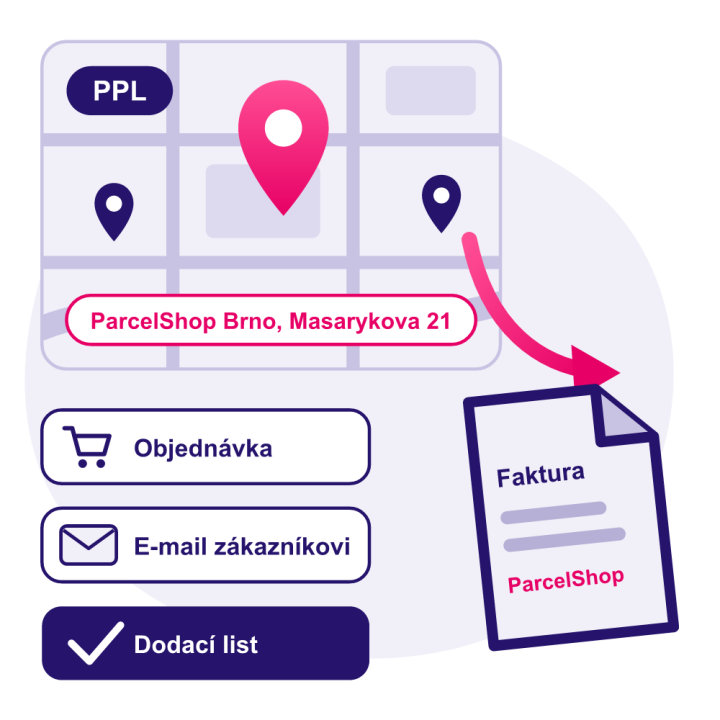 PPL – výdejní místa a boxy v pokladně