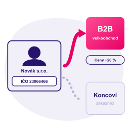 Automatické skupiny B2B zákazníků