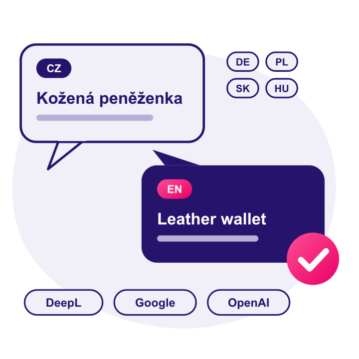 Automatické překlady e-shopu – DeepL, Google, AI