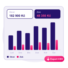 Statistiky prodeje a zisku