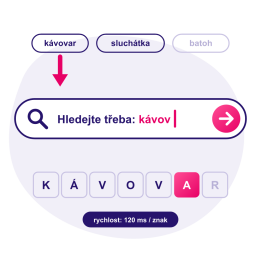 Animovaná nápověda ve vyhledávání