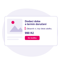 Podtitulek produktu – přínos hned pod názvem